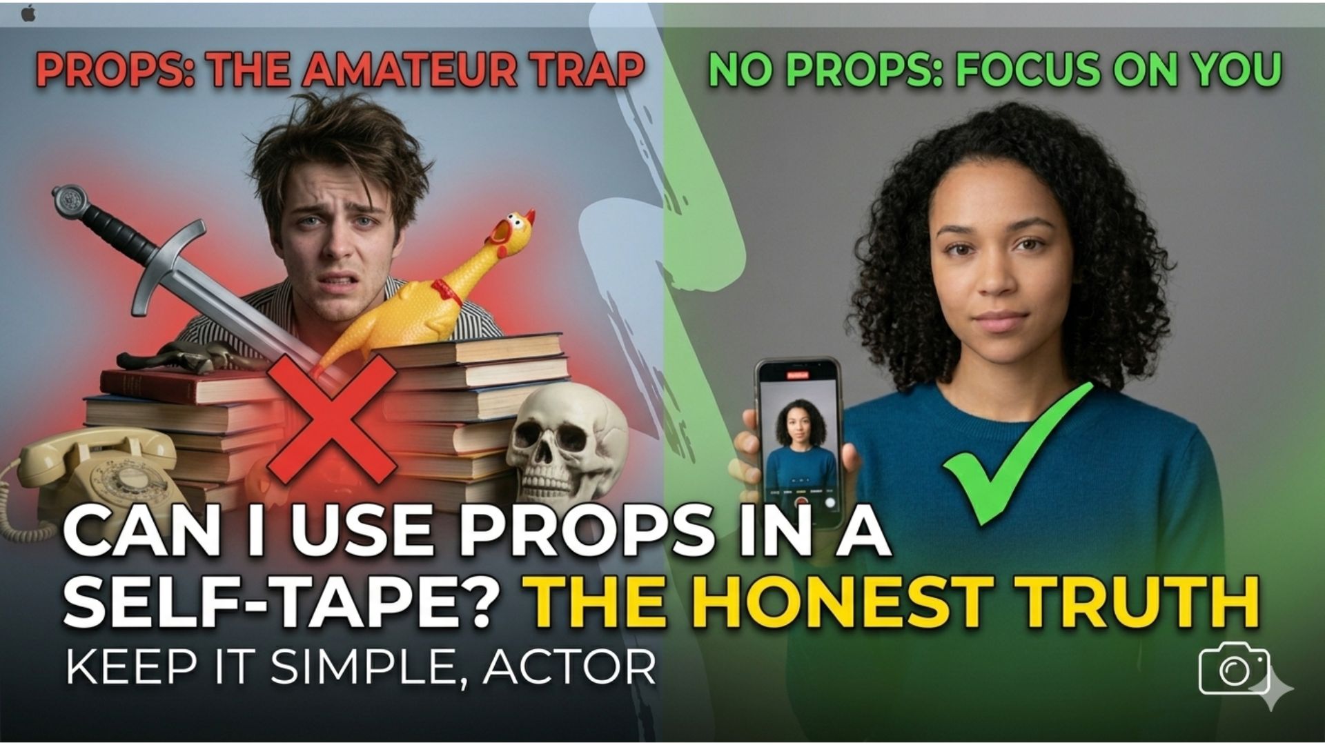 Can I Use Props in a Self-Tape? The Honest Truth from Casting Directors