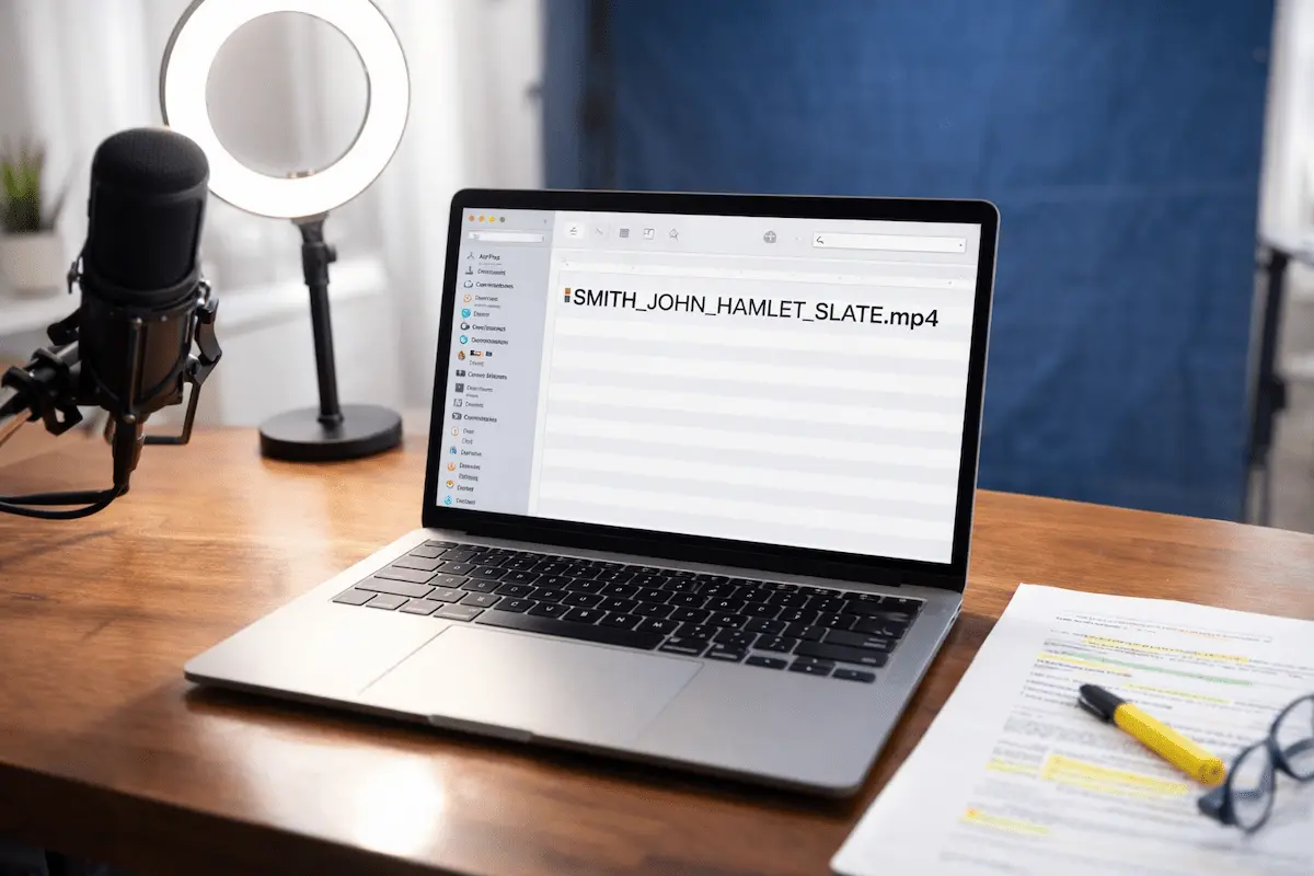 2026 Guide: Professional File Naming for AI Casting Portals