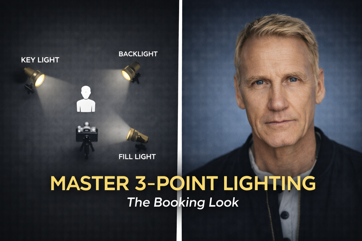 3-Point Lighting for Self-Tapes